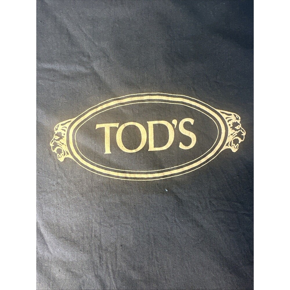 Tods Dust Bag Storage Cover 21” X 22” Made In Italy Drawstring Brown Cotton
